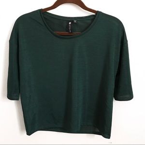 Green crop top / boxy t-shirt from Cotton On!